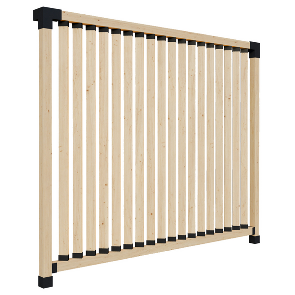 Vertical <strong>2x4</strong> Slats Privacy Wall Kit