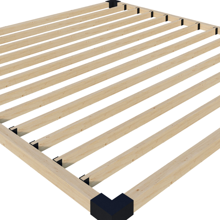 Straight Inline 2x4 Slats