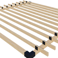 2x4 Rafters Atop Beams (Running Shortways)