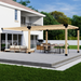 261 - Attached 10x22 pergola with roof - cover image with medium-spaced inline 2x6 rafters