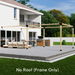 206 - Attached 8x24 pergola without a roof - outer frame only