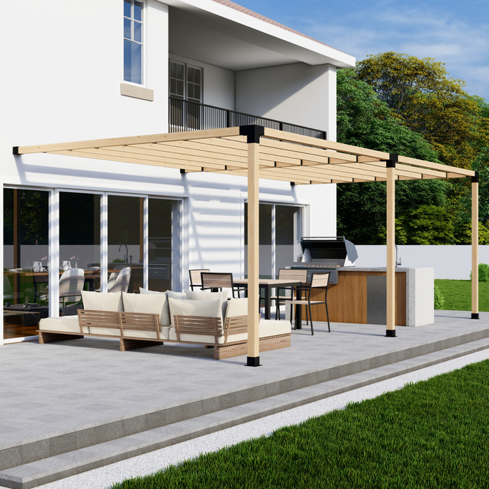 317 - 24x10 pergola off house