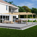 432 - 24x16 pergola attached to house with roof - cover image 