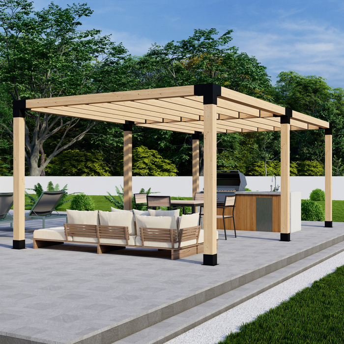 764 - 22 x 10 pergola with roof