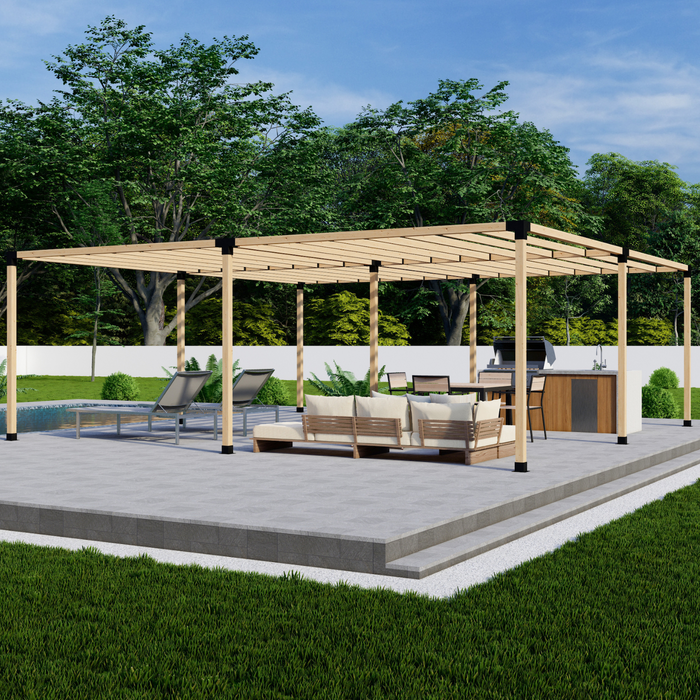 2441 - 15x20 pergola kit with roof
