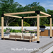 562 - 7 x 7 pergola (with roof) (view I)