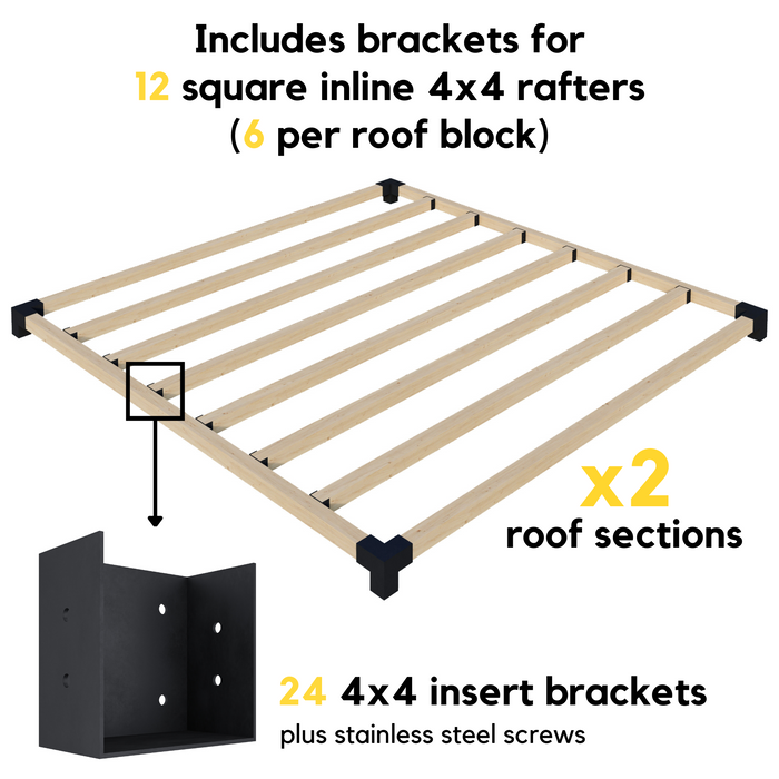 235.2 - Wall-Mounted Pergola Kit