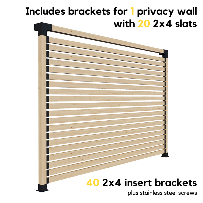 4336 - Hardware Kit for Building a Wood Pergola